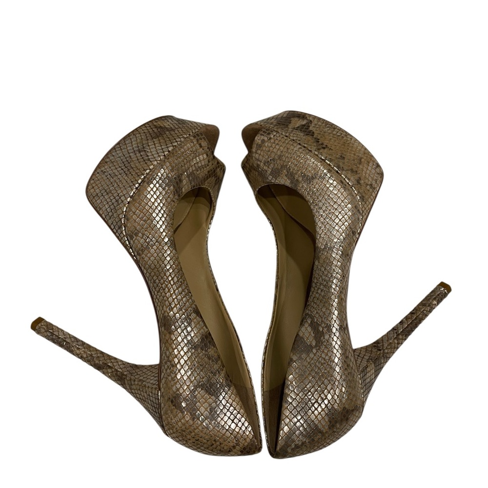 Brian Atwood Bambola snake platform pumps-worn Size:8 - Picture 4 of 8